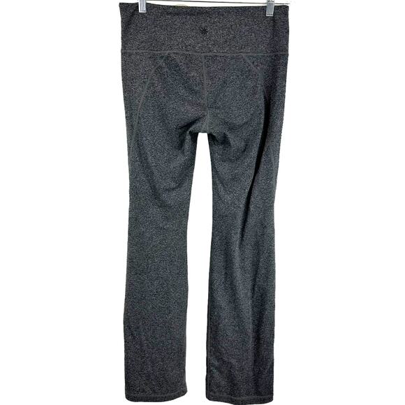 Athleta Powervita Straight Leg Pant Size L Gray EUC Wicking Yoga Athleisure - Picture 3 of 9